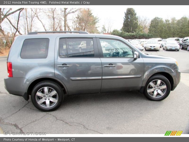 Polished Metal Metallic / Gray 2012 Honda Pilot Touring 4WD
