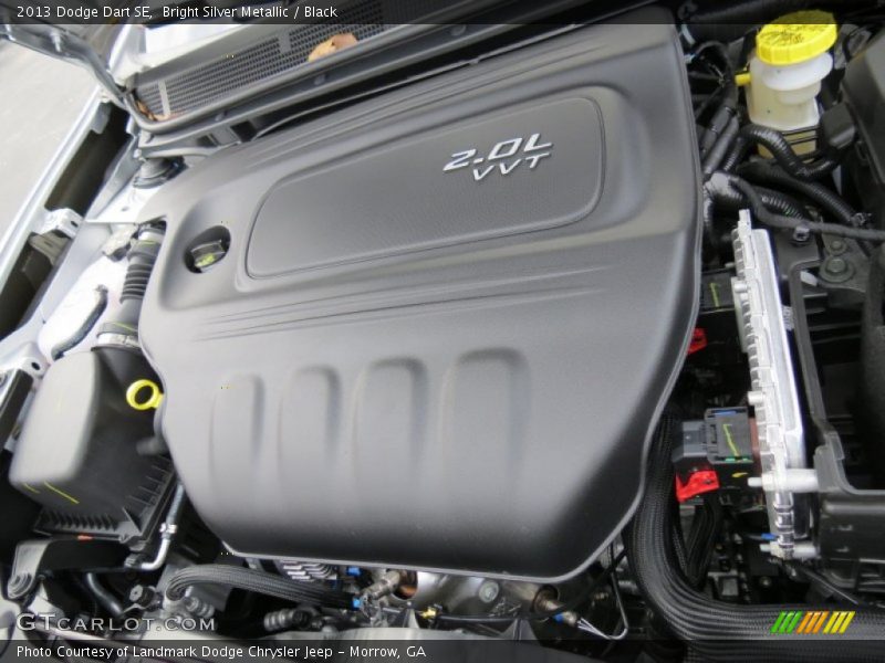 Bright Silver Metallic / Black 2013 Dodge Dart SE