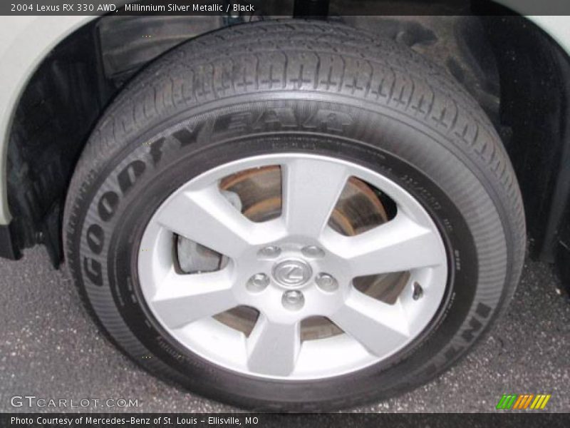 Millinnium Silver Metallic / Black 2004 Lexus RX 330 AWD