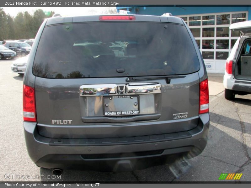 Polished Metal Metallic / Gray 2012 Honda Pilot Touring 4WD