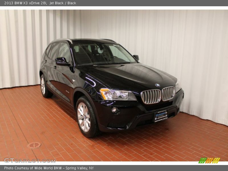 Jet Black / Black 2013 BMW X3 xDrive 28i