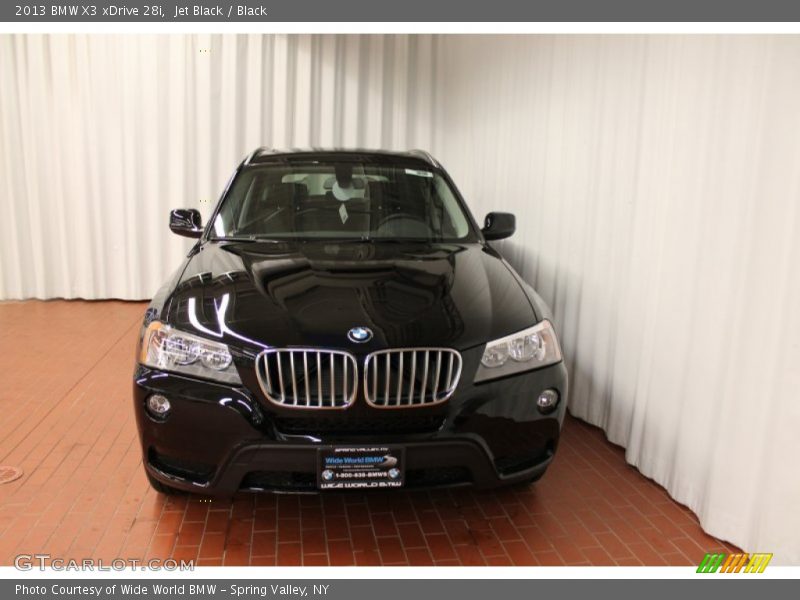 Jet Black / Black 2013 BMW X3 xDrive 28i