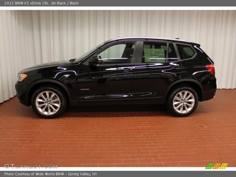 Jet Black / Black 2013 BMW X3 xDrive 28i