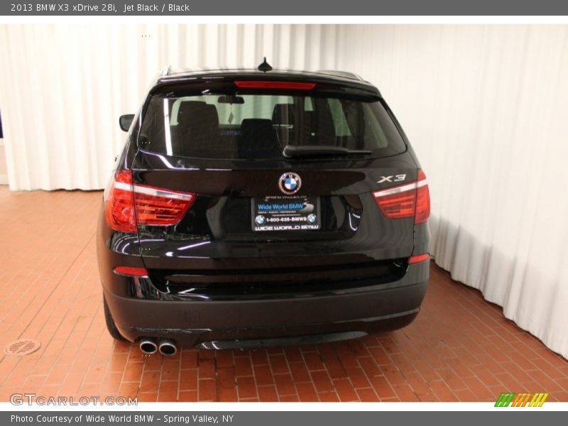 Jet Black / Black 2013 BMW X3 xDrive 28i