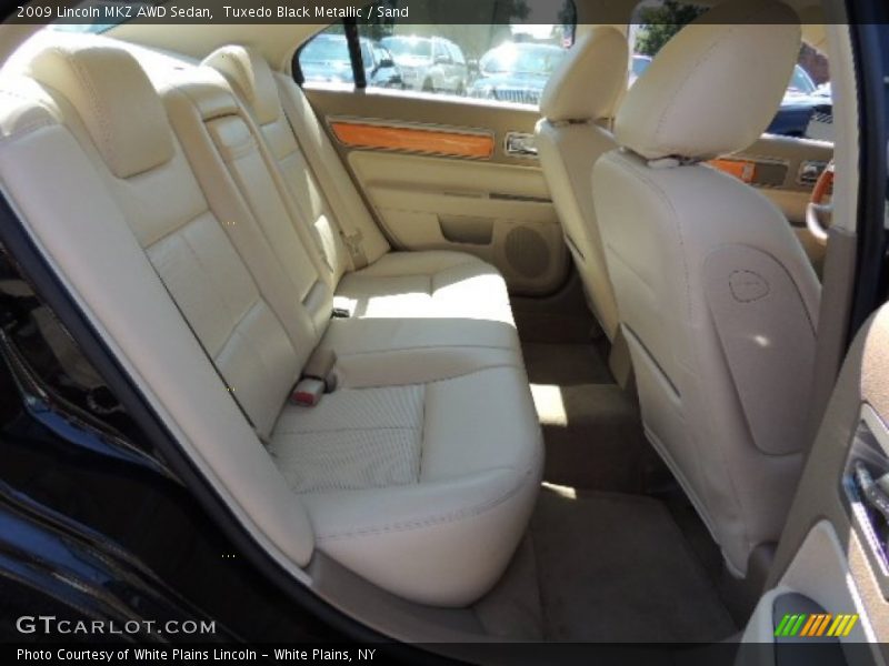 Tuxedo Black Metallic / Sand 2009 Lincoln MKZ AWD Sedan