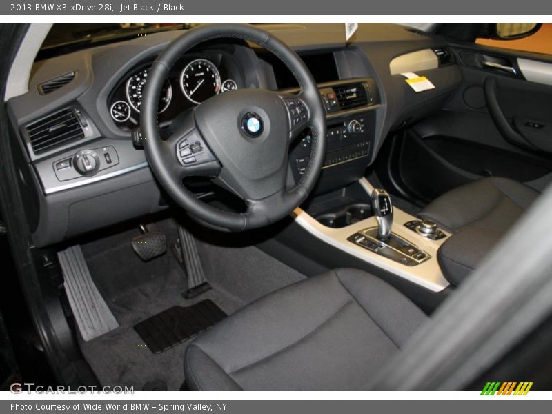 Jet Black / Black 2013 BMW X3 xDrive 28i