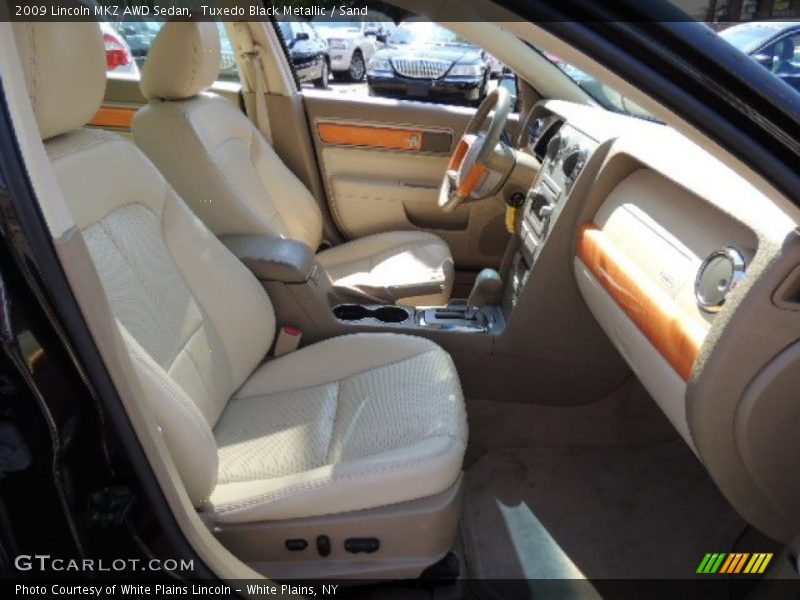 Tuxedo Black Metallic / Sand 2009 Lincoln MKZ AWD Sedan