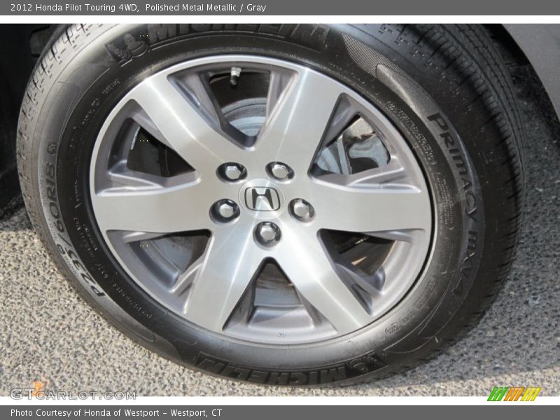 Polished Metal Metallic / Gray 2012 Honda Pilot Touring 4WD