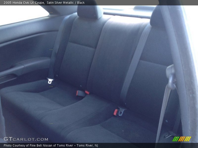 Satin Silver Metallic / Black 2005 Honda Civic LX Coupe