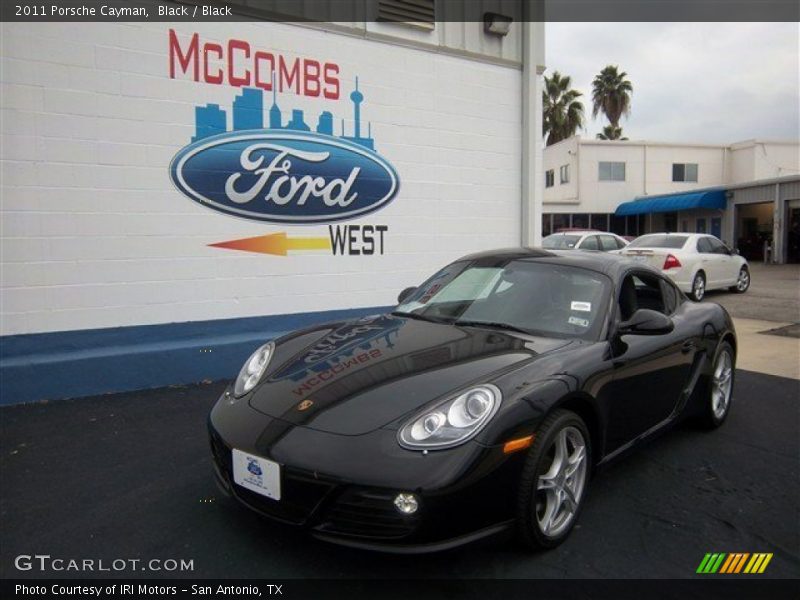 Black / Black 2011 Porsche Cayman