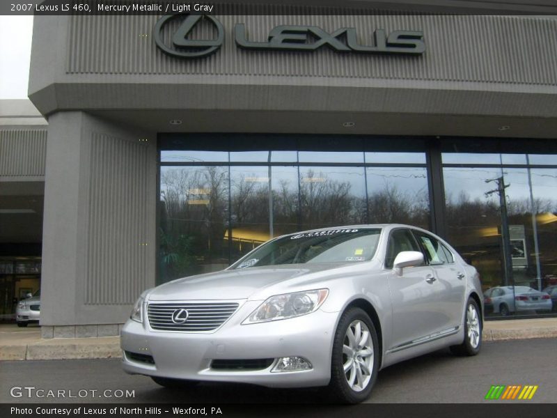 Mercury Metallic / Light Gray 2007 Lexus LS 460