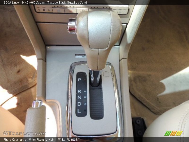 Tuxedo Black Metallic / Sand 2009 Lincoln MKZ AWD Sedan