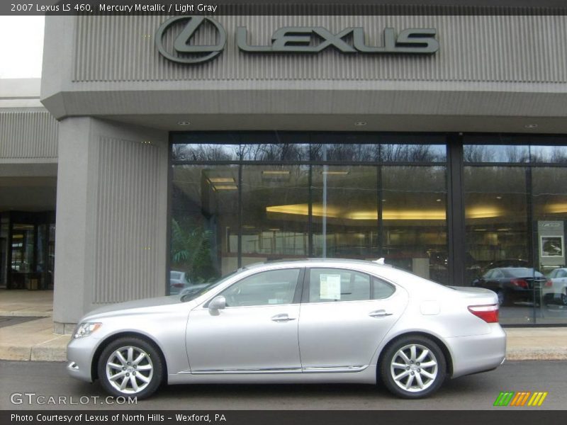 Mercury Metallic / Light Gray 2007 Lexus LS 460