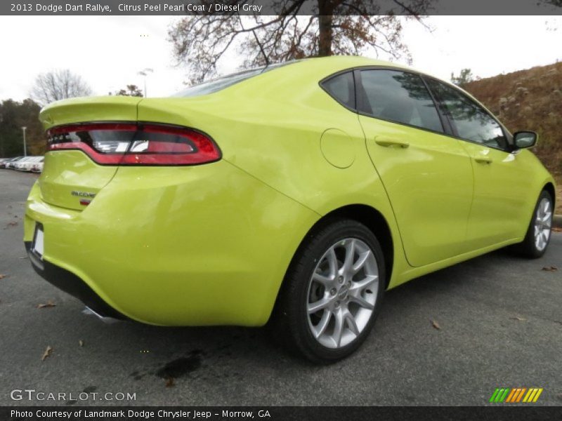 Citrus Peel Pearl Coat / Diesel Gray 2013 Dodge Dart Rallye