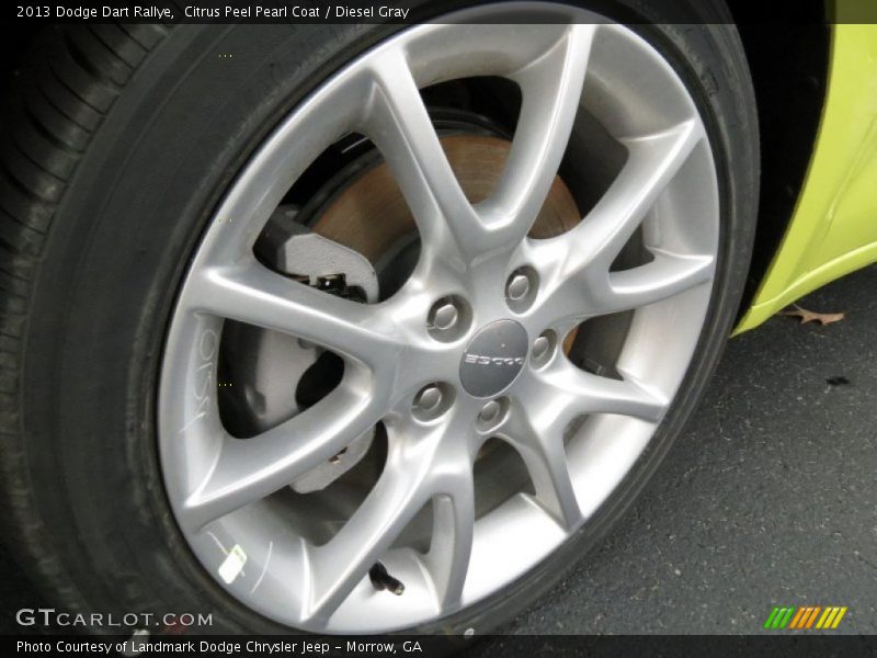 Citrus Peel Pearl Coat / Diesel Gray 2013 Dodge Dart Rallye