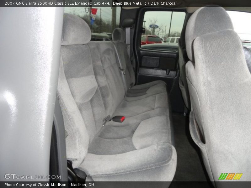 Deep Blue Metallic / Dark Charcoal 2007 GMC Sierra 2500HD Classic SLE Extended Cab 4x4