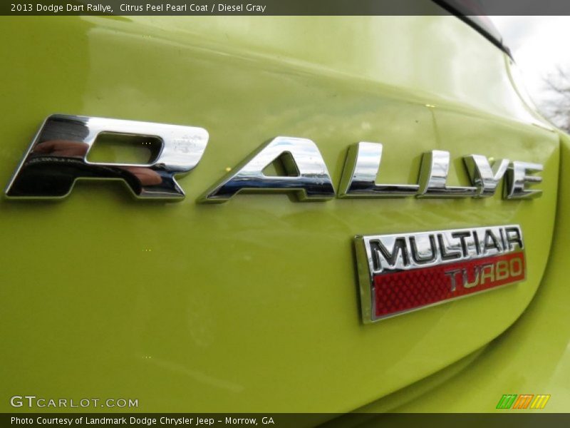 Citrus Peel Pearl Coat / Diesel Gray 2013 Dodge Dart Rallye