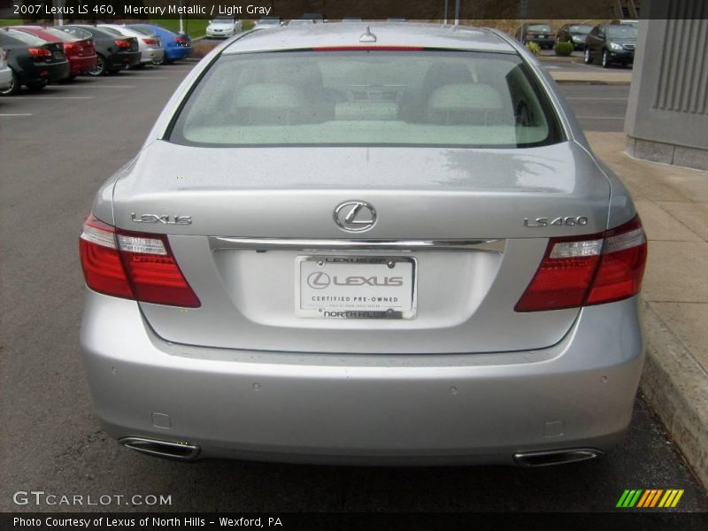 Mercury Metallic / Light Gray 2007 Lexus LS 460
