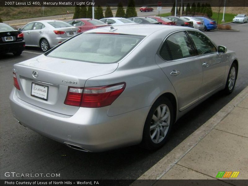 Mercury Metallic / Light Gray 2007 Lexus LS 460