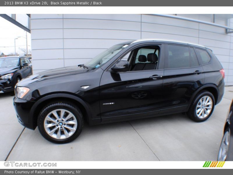 Black Sapphire Metallic / Black 2013 BMW X3 xDrive 28i