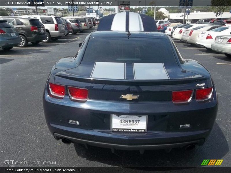 Imperial Blue Metallic / Gray 2011 Chevrolet Camaro SS Coupe