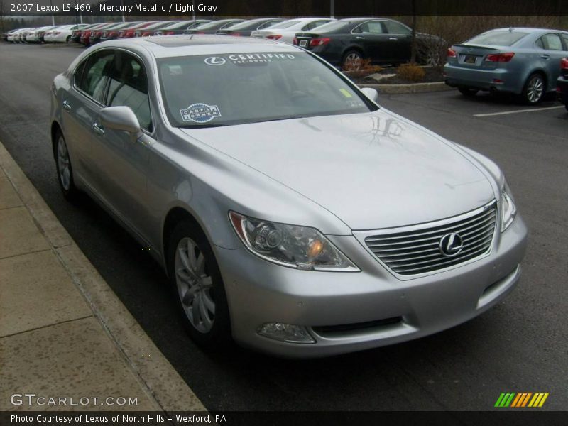 Mercury Metallic / Light Gray 2007 Lexus LS 460