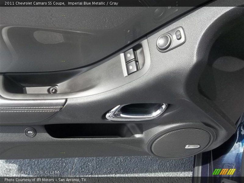 Imperial Blue Metallic / Gray 2011 Chevrolet Camaro SS Coupe