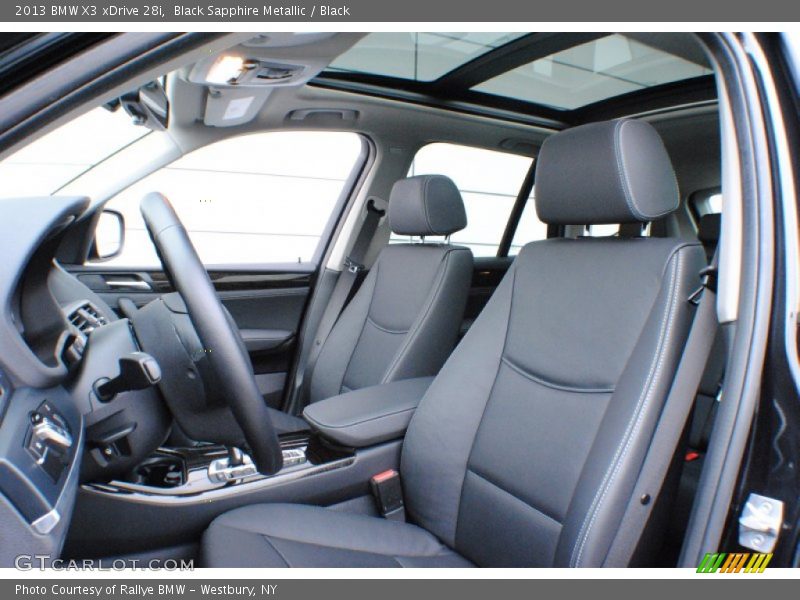 Black Sapphire Metallic / Black 2013 BMW X3 xDrive 28i
