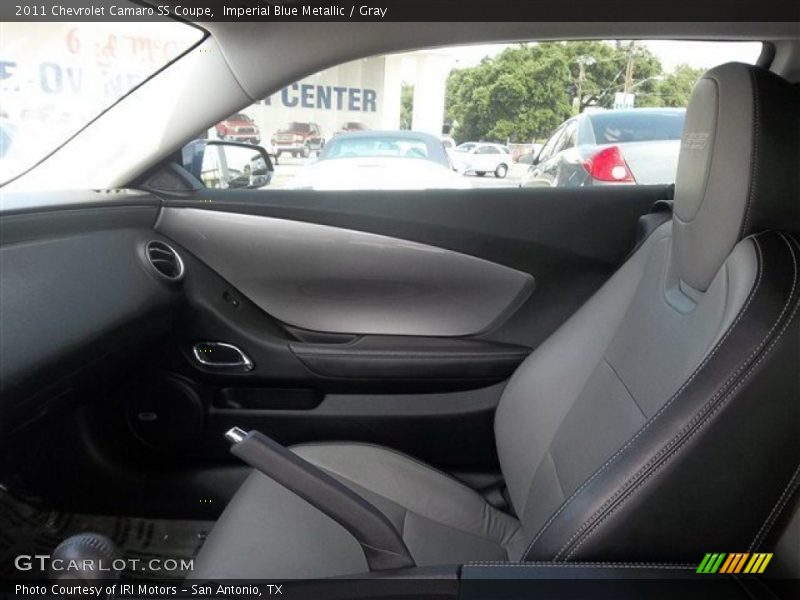 Imperial Blue Metallic / Gray 2011 Chevrolet Camaro SS Coupe