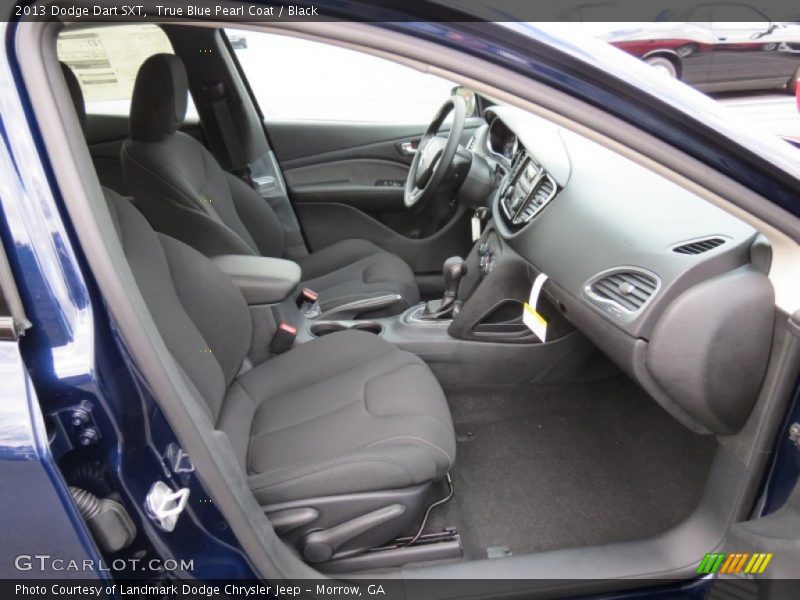 True Blue Pearl Coat / Black 2013 Dodge Dart SXT