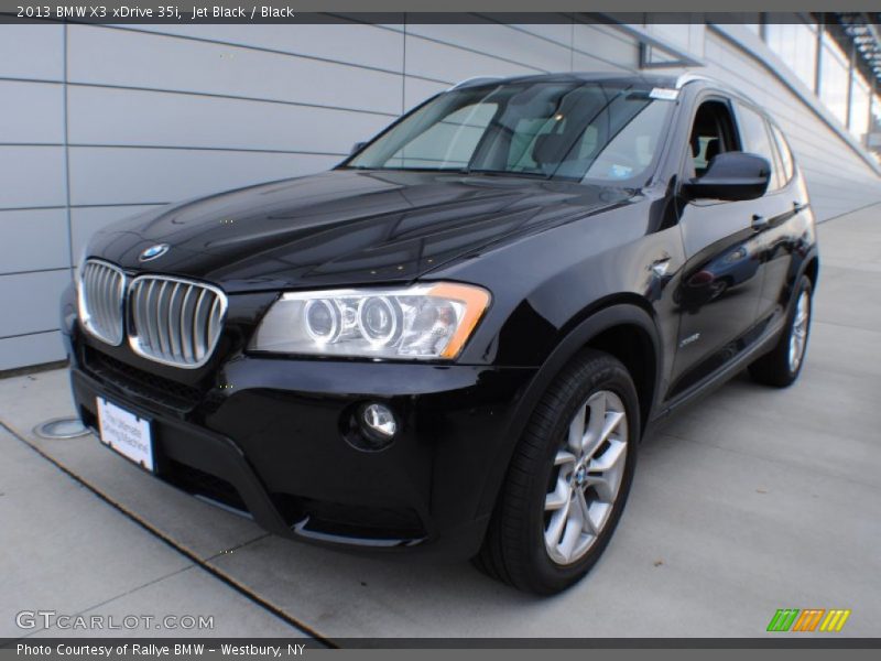 Jet Black / Black 2013 BMW X3 xDrive 35i