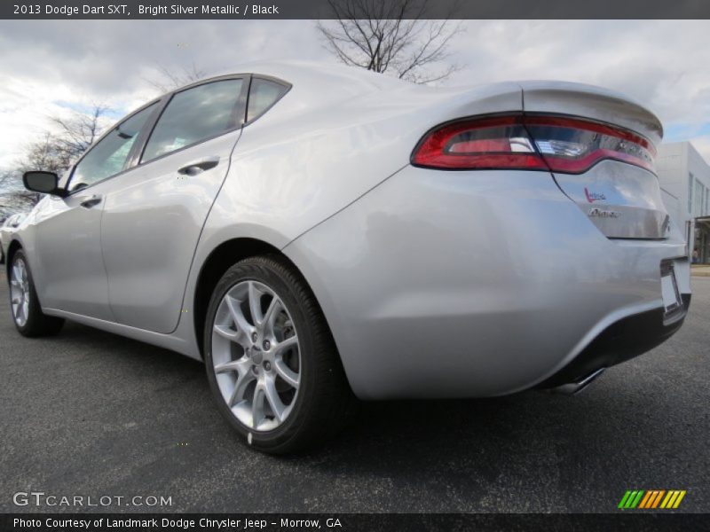 Bright Silver Metallic / Black 2013 Dodge Dart SXT