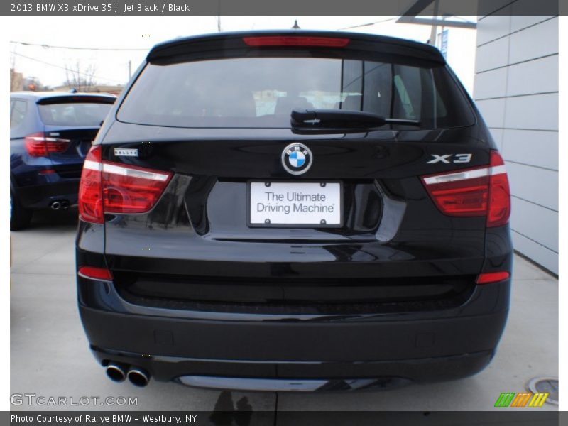Jet Black / Black 2013 BMW X3 xDrive 35i
