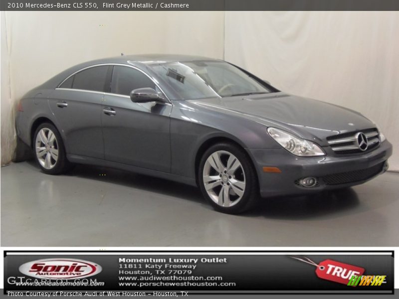 Flint Grey Metallic / Cashmere 2010 Mercedes-Benz CLS 550
