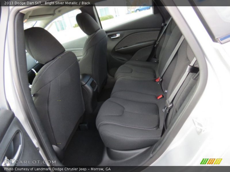 Bright Silver Metallic / Black 2013 Dodge Dart SXT