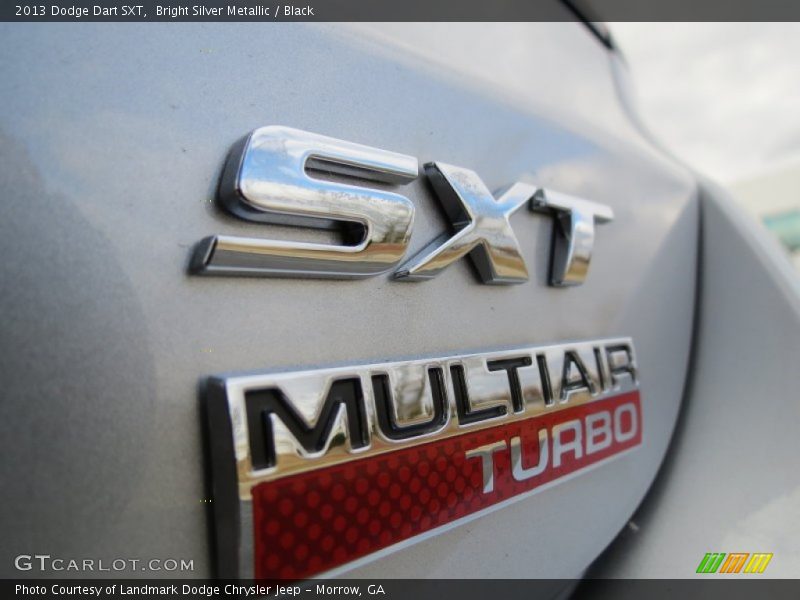 Bright Silver Metallic / Black 2013 Dodge Dart SXT