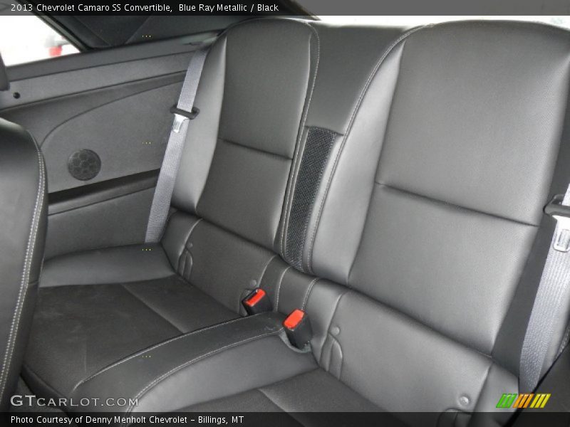 Rear Seat of 2013 Camaro SS Convertible
