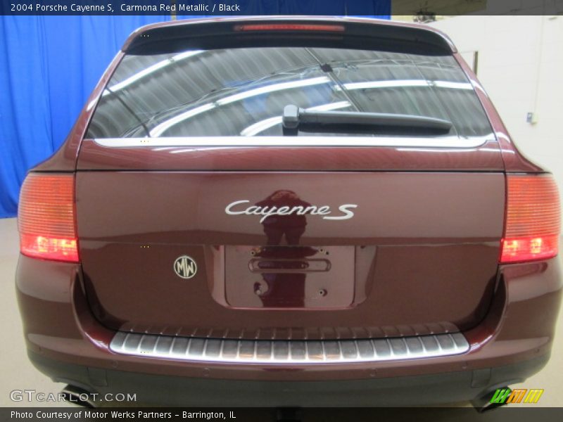 Carmona Red Metallic / Black 2004 Porsche Cayenne S