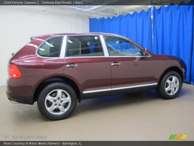 Carmona Red Metallic / Black 2004 Porsche Cayenne S