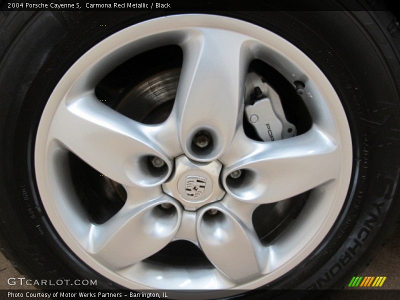Carmona Red Metallic / Black 2004 Porsche Cayenne S
