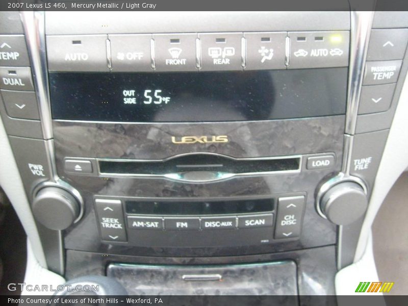 Mercury Metallic / Light Gray 2007 Lexus LS 460