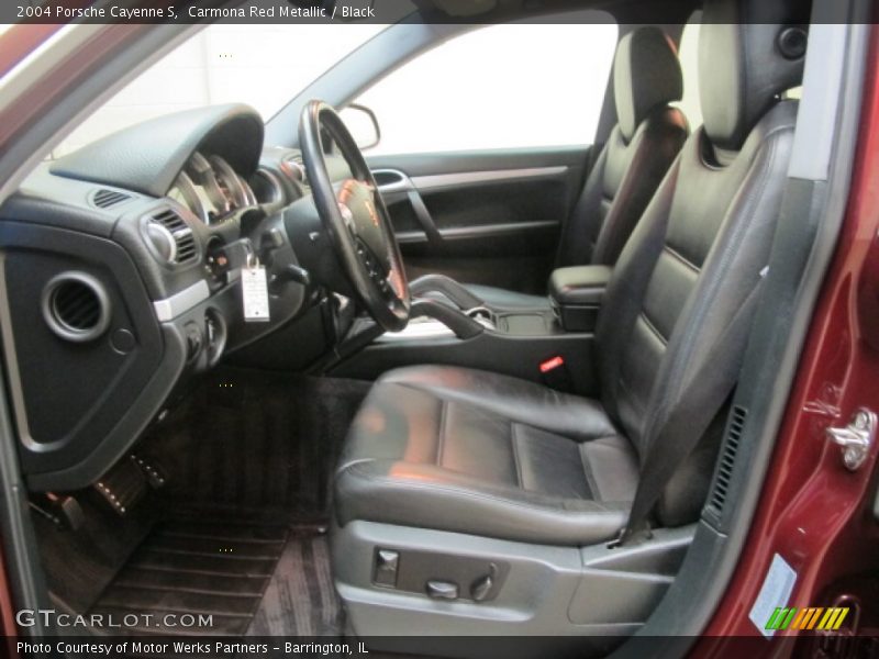 Carmona Red Metallic / Black 2004 Porsche Cayenne S
