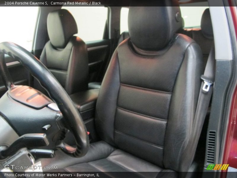 Carmona Red Metallic / Black 2004 Porsche Cayenne S