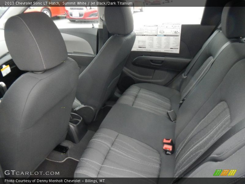 Summit White / Jet Black/Dark Titanium 2013 Chevrolet Sonic LT Hatch