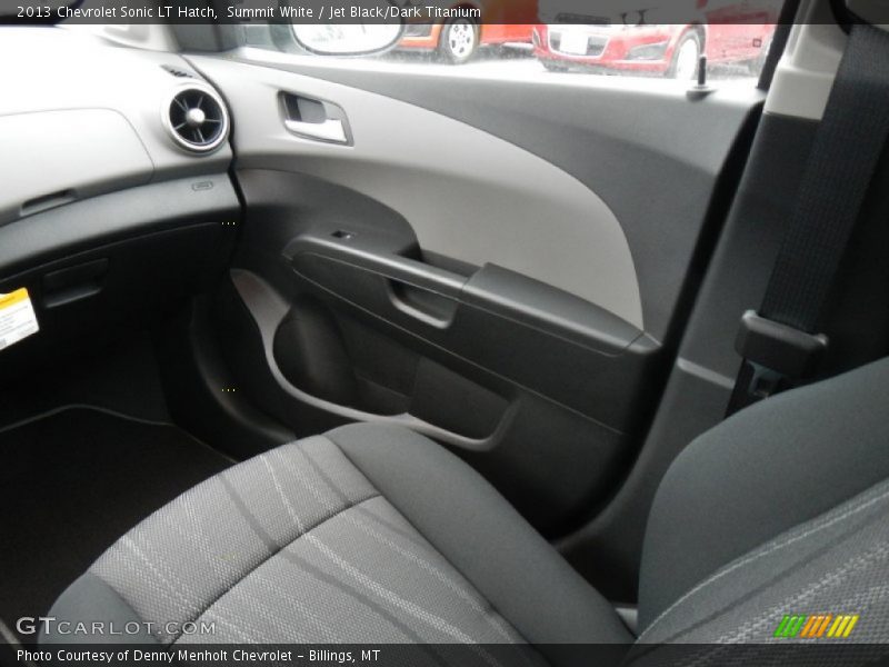 Summit White / Jet Black/Dark Titanium 2013 Chevrolet Sonic LT Hatch
