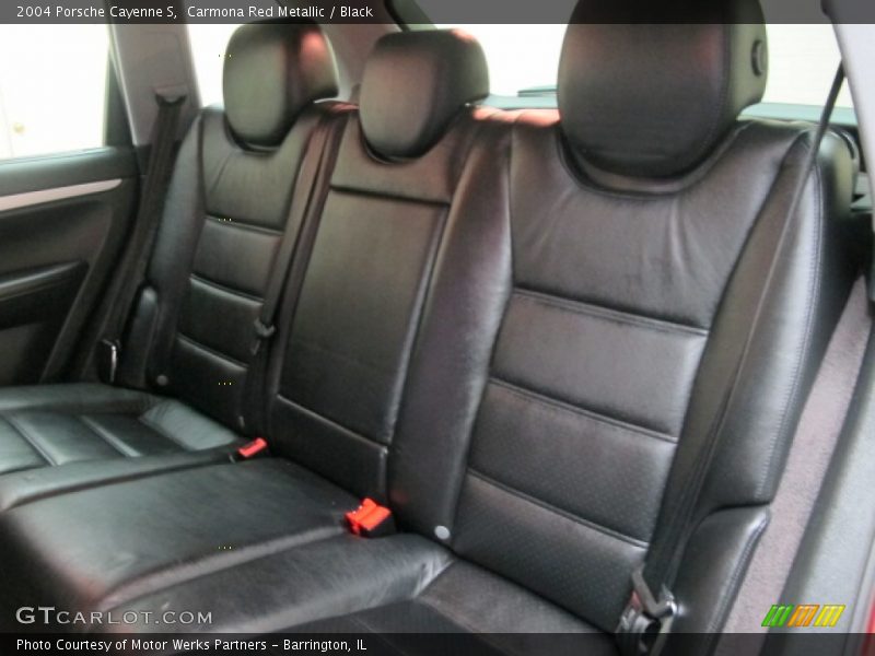 Carmona Red Metallic / Black 2004 Porsche Cayenne S