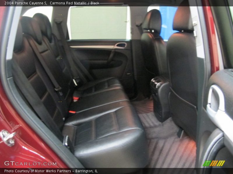 Carmona Red Metallic / Black 2004 Porsche Cayenne S