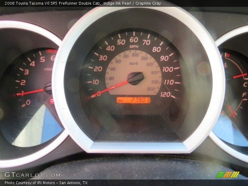 Indigo Ink Pearl / Graphite Gray 2008 Toyota Tacoma V6 SR5 PreRunner Double Cab