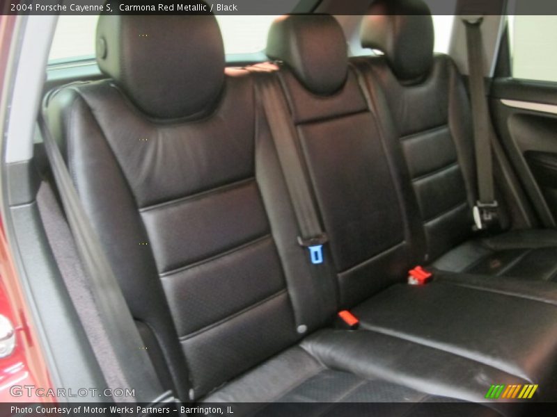 Carmona Red Metallic / Black 2004 Porsche Cayenne S