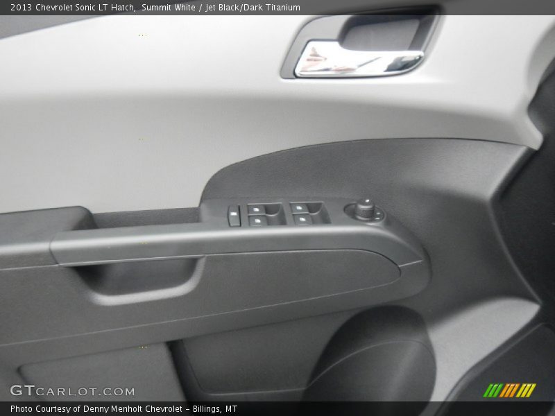 Summit White / Jet Black/Dark Titanium 2013 Chevrolet Sonic LT Hatch